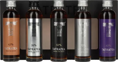 Produktbild von TATRATEA Tasting Set Black 52,6% Vol. 5x0,04l in Geschenkbox