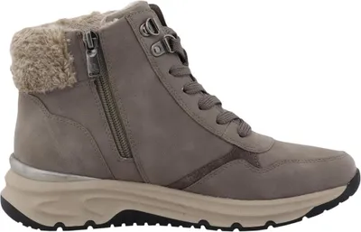 Imagen del producto de Zapatos de cordones para mujer Romika, botas de invierno grises, estilo casual