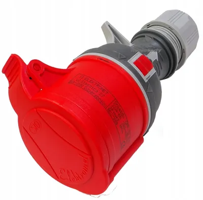 Obrázek produktu pro ELEKTROMET Silová zásuvka 5P 32A IP44 přenosná