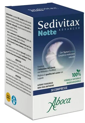 Immagine prodotto di Sedivitax Notte Advanced 50 Compresse