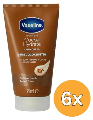 Produktbild von 6x Vaseline Handcreme – Cacoa 75 ml