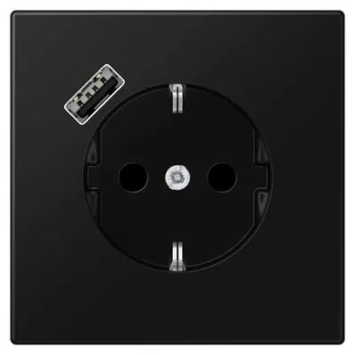 Obrázok produktu pre Jung SCHUKO Zásuvka s USB typu A LS1520-18ASWM (LS1520-18ASWM)