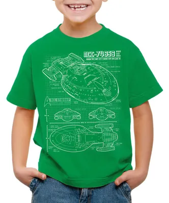 Produktbild von style3 NCC-74656 Voyager T-Shirt Kinder blaupause