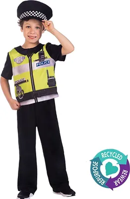 Immagine prodotto di Costume da poliziotto riciclato per bambino