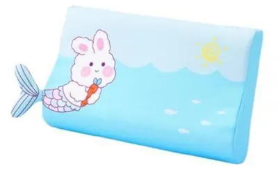 Produktbild von Kinderkissen Ergonomisch Memory Schaum Atmungsaktiv Hautfreundlich Kaninchen 45*27*6 cm