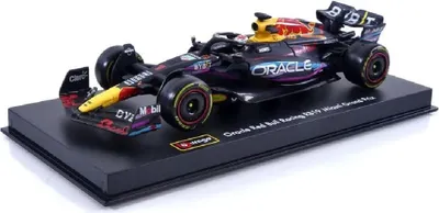 Produktbild von Bburago 18-38083V1 - Modellauto - F1 Red Bull RB19 '23 #1 Verstappen Miami GP (mit Helm, Maßstab 1:43)