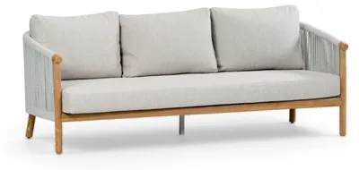 Produktbild von Loungesofa Es Vedra | 3-Sitzer | Teakholz | Creme