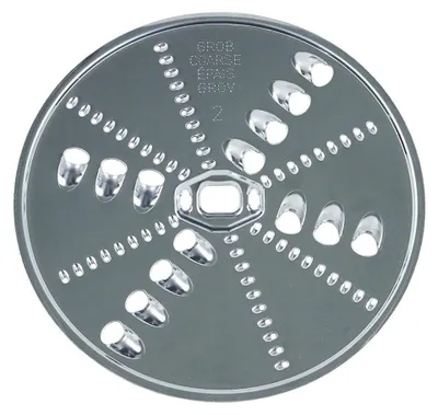Produktbild von Raspelscheibe Reibscheibe Wendescheibe Reibe Raspel grob für Durchlaufschnitzler Küchenmaschinen Bosch Siemens 00083577 083577 auch Gorenje Privileg Turmix MUM5 MUM4 MCM