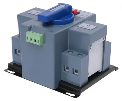 Image de Commutateur automatique de transfert à double puissance, 2P, 63A, bleu