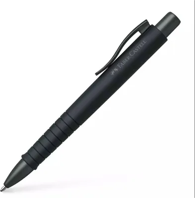 Zdjęcie produktu dla Faber-Castell 241194, Spinacz, Przyciskany długopis, Możliwość ponownego napełnienia, Niebieski, 1 szt., Extra Pogrubiony