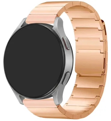 Productafbeelding van Selencia Stalen magnetisch bandje - Universeel 22 mm aansluiting - Rosé Goud