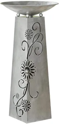 Produktbild von Gilde Schalenständer "Blütenranke", Blumendesign, Metall, silberfarben
