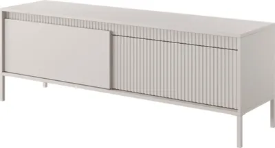 Produktbild von BETTSO RTV-Schrank TV-Tisch mit geriffelte Fronten SENSO 153 x 53 Beige