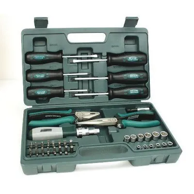 Obrázek produktu pro Mannesmann M29110 Werkzeugkoffer bestückt 45teilig