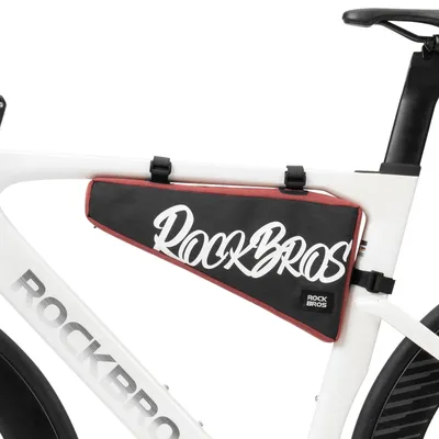 Produktbild von ROCKBROS Fahrrad Rahmentasche Fahrradtasche Oberrohrtasche für Rennrad Dreieckstasche 1,9L Rot