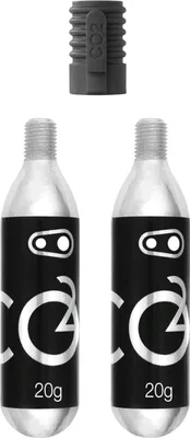 Produktbild von Crankbrothers CO2 Kartuschen 20g mit Gewinde und Aufsatz (VE-2)