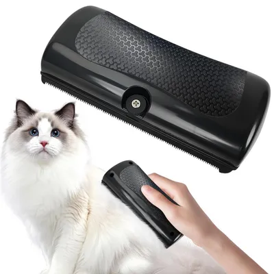 Obrázek produktu pro Štětka na odstraňování chlupů pro psy a kočky, ergonomická rukojeť, materiál ABS