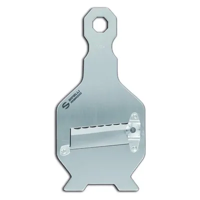 Produktbild von Ambrogio Sanelli - Trüffelhobel aus Edelstahl - gewellte Klinge mit 0,2 bis 3 mm Regler und 20,5 cm Griff