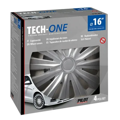 Produktbild von 16" Zoll Radkappen Silber Radzierblenden Radblenden 31638 PILOT