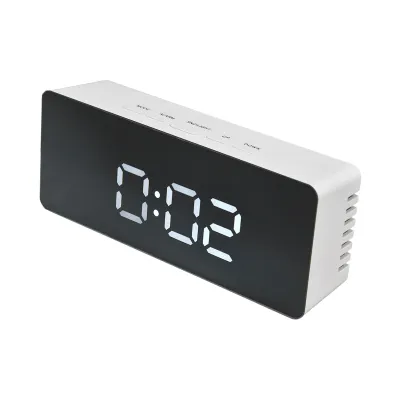 Zdjęcie produktu dla Zegar LED, cyfrowy budzik, zegar cyfrowy, mały zegar cyfrowy, zegar do sypialni, budzik, zegar na biurko, duży zegar cyfrowy