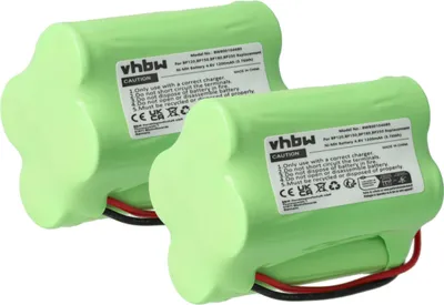Produktbild von vhbw 2x Akku Ersatz für BP120, BBTY0356001, BP180, BP150, BP250 für Funkgerät, Walkie Talkie (1200 mAh, 4,8 V, NiMH)