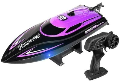 Immagine prodotto di Barca con telecomando iUni HJ812, barca da corsa RC con derapaggio, velocità 25 km/h, 2.4GHz