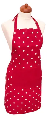 Immagine prodotto di ARÔME HOME, grembiule da cucina, rosso con pois bianchi
