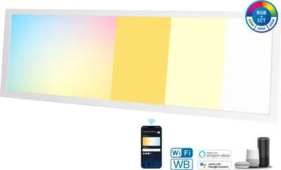 Produktbild von 120x30-RGB+CCT LED Bluetooth Mesh Smart Einbau Panel Deckenleuchte dimmbar (APP) Steuerung