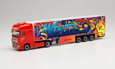 Produktbild von Herpa LKW DAF 105 XF Aerop. SSC Kühl-KSZ Spedition Wirtz 313995