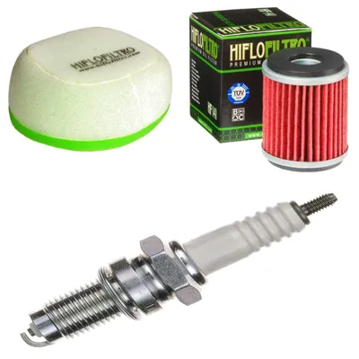 Obrázek produktu pro Servisní sada pro Yamaha YFM 250 R YFM25R 2008 – vzduchový filtr, olejový filtr, zapalovací svíčka od pamoto –