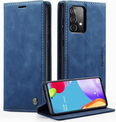 Immagine prodotto di Samsung Galaxy A52S 5G/ A52 Custodia Premium in pelle Flip Blu