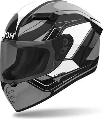 Produktbild von Integralhelm Crosshelm Schutzhelm Quad AIROH Connor Dunk Schwarz Weiß Größe XL