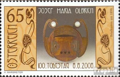 Produktbild von Briefmarken Österreich 2008 Mi 2757 (kompl.Ausg.) gestempelt Josef Maria Olbrich