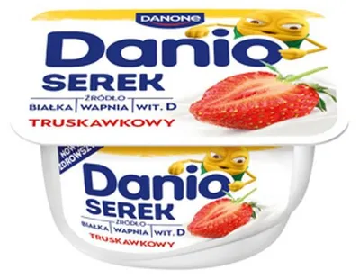 Obrázok produktu pre Danio Serek homogenizowany o smaku truskawkowym 130 g