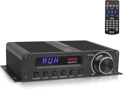 Produktbild von Pyle Verstärker 100 W, HiFi-Stereoanlage, Bluetooth-Verstärker, Stereoverstärker, 5.1-Verstärker, HiFi-Empfänger, AUX, FM-Antenne, Subwoofer-Eingang