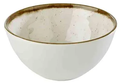 Produktbild von APS 84525 Schale STONE ART, Ø 15 cm, Höhe 7,5 cm, 0,6 Liter, Melamin, creme/weiß