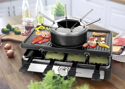 Produktbild von Emerio RG-124930, 8 Person(en), Schwarz, Edelstahl, Drehregler, 1400 W, 220 - 240 V, 50 / 60 Hz