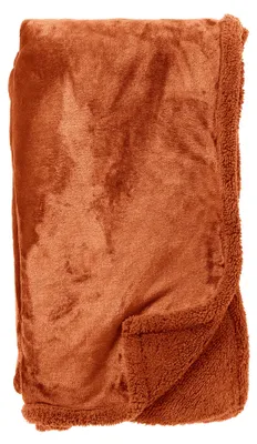 Produktbild von Dutch Decor Wohndecke Teddyfleece Stanley 150x200 cm Orange