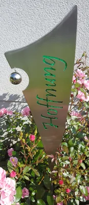 Produktbild von Skulptur Lichtblicke Hoffnung 120 cm Edelstahl Dekoration Beetstecker Garten