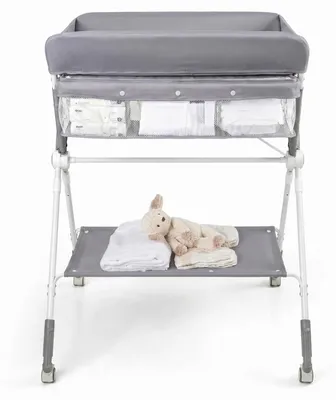 Produktbild von Babyartikel, Wickelkommode, Faltbarer Baby-Wickeltisch, Wickeltisch, 11 kg, Grau
