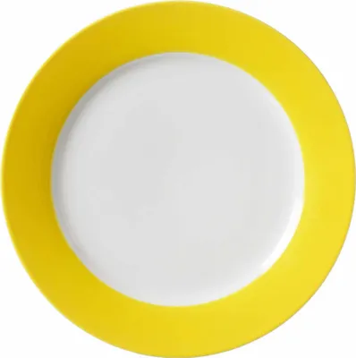 Immagine prodotto di Ritzenhoff & Breker Doppio Teller Flach, Servierteller, Speiseteller, Essteller, Sonnengelb, Ø 27 cm, 538649