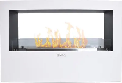 Productafbeelding van Giotto S Wit 100x30x70 Vrijstaande -ethanolhaard voor binnen en buiten