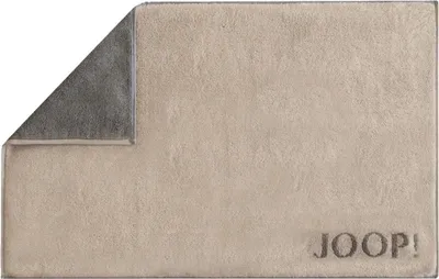 Produktbild von JOOP! Doubleface Badematte 50/80 cm, Farbe Sand/Graphit