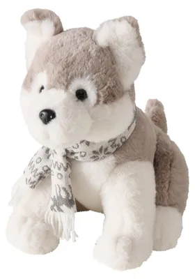 Produktbild von Plüschhund mit Schal BELLO, 28 cm