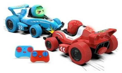 Zdjęcie produktu dla Gear2Play RC Neon Bumper Cars Pro Duoset, Pojazd wyścigowy, 6 lat(a), Plastik, Niebieski, Czerwony