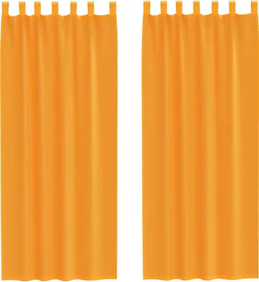 Immagine prodotto di vidaXL Tende in voile con passanti 2 pz. Arancione 140x260 cm