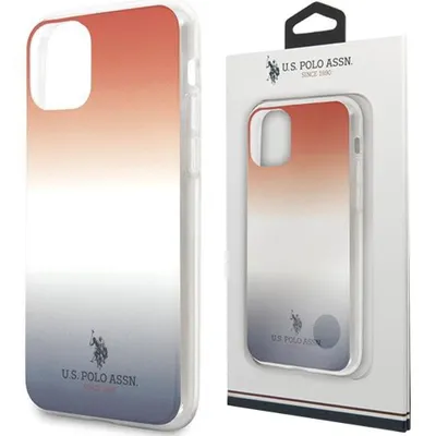 Zdjęcie produktu dla Etui US Polo Gradient do iPhone 11 czerwono-niebieski