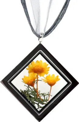 Produktbild von DeMarie Medaillon Blume Edelstahl 44 gelb ohne 144040014