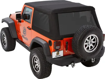 Obrázek produktu pro Trektop NX Glide Black Diamond 2-dveřový Bestop soft top Jeep Wrangler JK