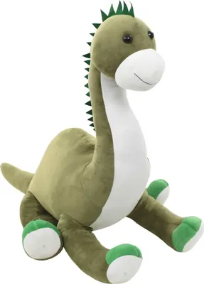 Immagine prodotto di Giocattolo di Peluche Dinosauro Brontosaurus Verde